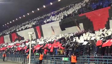 AVE WISŁA, oprawa na meczu Wisła - Legia 