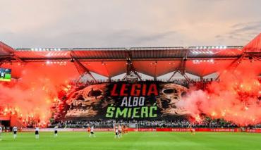 Oprawa na meczu Legia - Jagiellonia