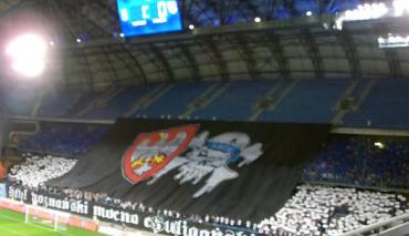 Oprawa "Styl poznański mocno chuligański" Lech Poznań - FK Sarajevo