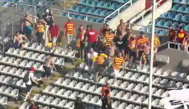 Zamieszki przed meczem Omonia Nikozja - Jagiellonia Białystok