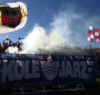 Kolejarz Stróże - Grybovia Grybów (24)