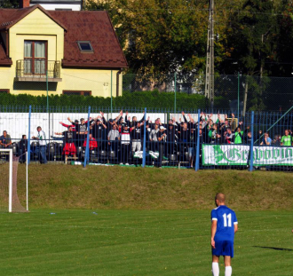 Kolejarz Stróże - Grybovia Grybów (6)