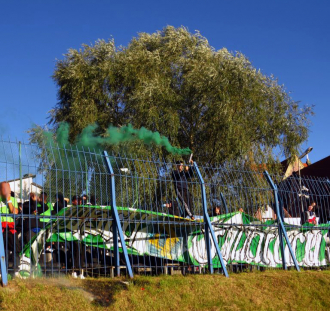 Kolejarz Stróże - Grybovia Grybów (36)