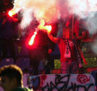 Kolejarz Stróże - Grybovia Grybów (38)