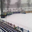 Fani pomagali przygotować murawę