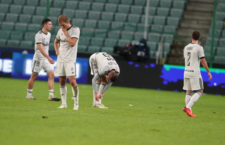 01.10.2020 Play off Liga Europy UEFA mecz Legia Warszawa - Karabach Agdam