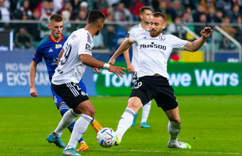 16.09.2022, Rafał Augustyniak podczas meczu Legia Warszwa-Miedź Legnica.