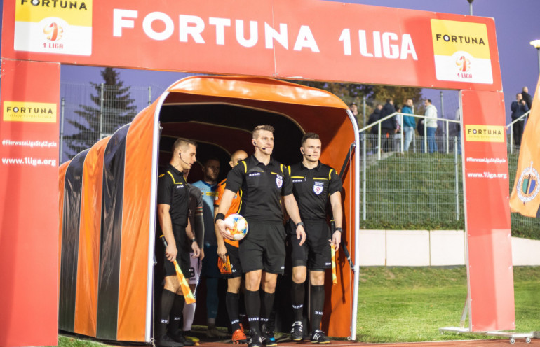 23.10.2019 Glogow , Pilka nozna Fortuna 1. liga mecz Chrobry Glogow - Zaglebie Sosnowiec