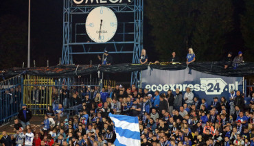26.10.2019 Chorzow, mecz III ligi pilkarskiej Ruch SA (czarne) - Polonia Bytom (czerwone)