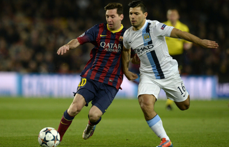 aguero messi barcelona