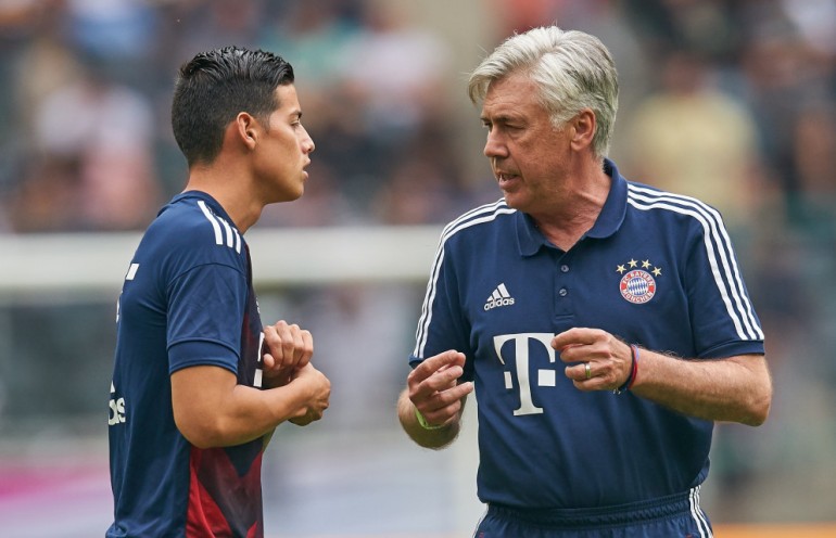 ancelotti james