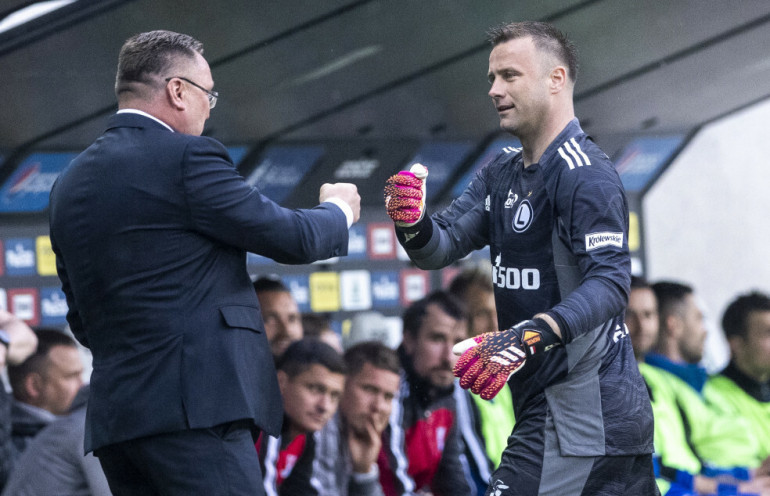 Artur Boruc i Czesław Michniewicz, 16.05.2021.