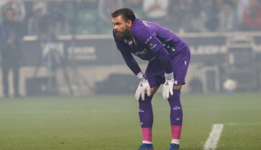 bartek dragowski w trakcie meczu z legia