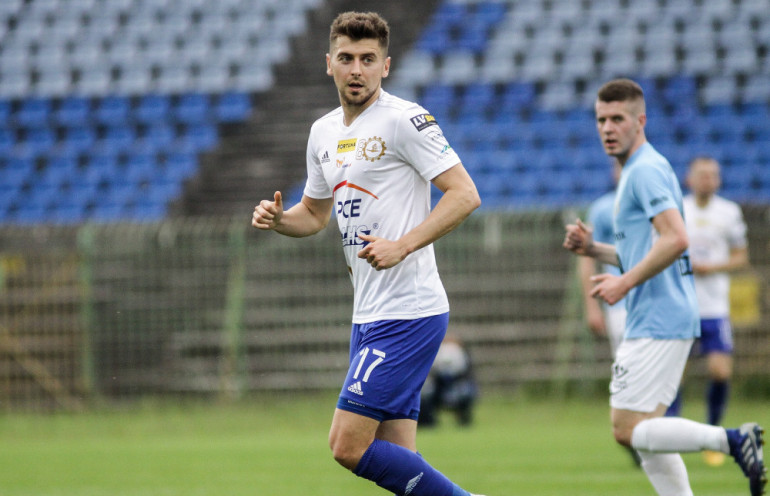 Bartosz Nowak w barwach Stali Mielec