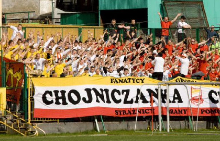 Burmistrz Chojnic nie chce kibiców Arki