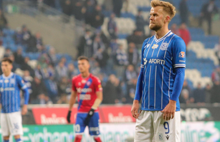Christian Gytkjaer w barwach Lecha Poznań