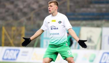 Dawid Abramowicz w barwach I-ligowego Radomiaka Radom