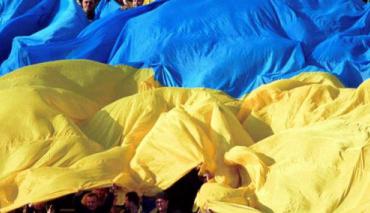Demonstracja ukraińskich kibiców we Lwowie