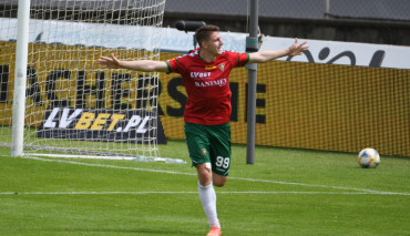 Fabian Piasecki w barwach Zagłębia Sosnowiec