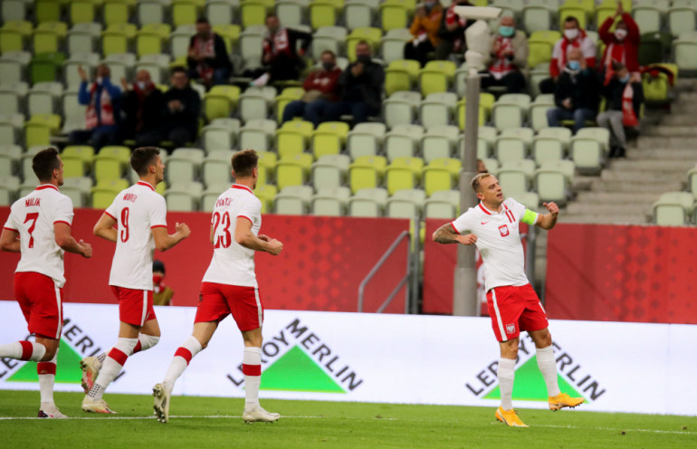 Fot. Beata Zawadzka/East News, Gdansk 07.10.2020. Stadion Energa Gdansk mecz towarzyski Polska - Finlandia.