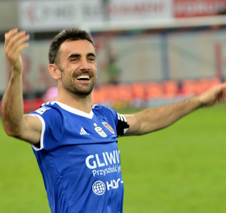 Gerard Badia - oficjalne pożegnanie podczas meczu Piast-Raków
