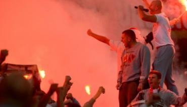 Goście na meczu Legia - Lech