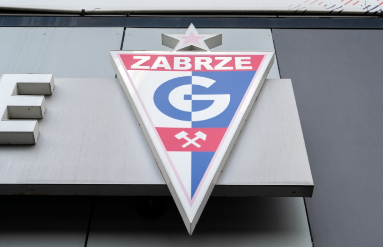herb górnika na stadionie