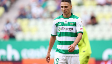 Jakub Arak w barwach Lechii Gdańsk