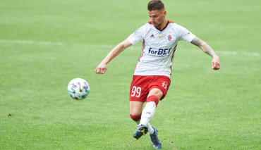 Jakub Wróbel w barwach ŁKS-u Łódź