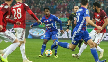 joel valencia w meczu piast wisła