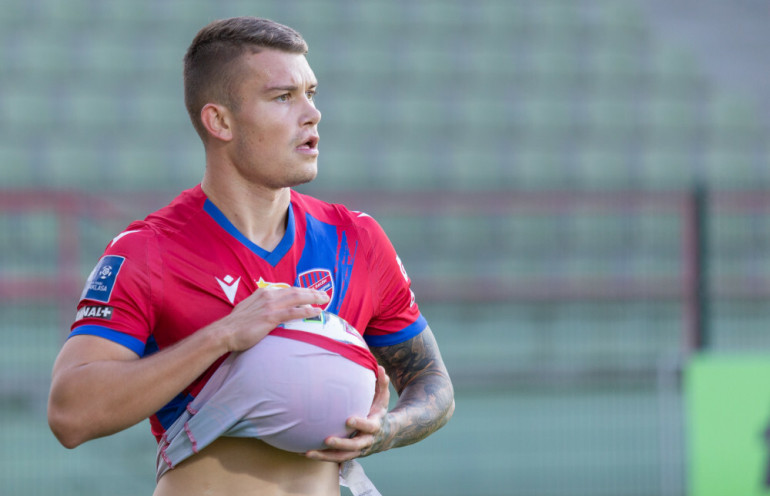 Kami Piątkowski w barwach Rakowa Częstochowa