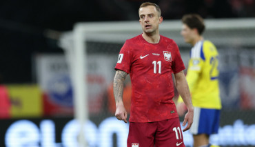 Kamil Grosicki w dniu 31.03.2026 podczas meczu ze Szwecją (baraż do Mistrzostw Świata 2026)