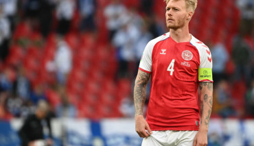 Kapitan reprezentacji Danii Simon Kjaer