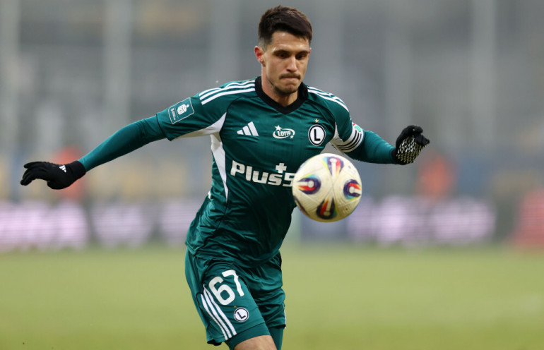 kapustka legia przyjęcie piłki