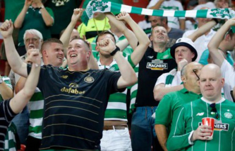 Kara dla Celticu za flagi Palestyny