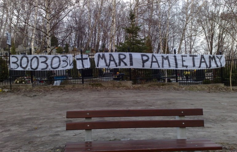 Kibice Arki Gdynia nie zapomnieli o 16. rocznicy tragicznej śmierci przyjaciela