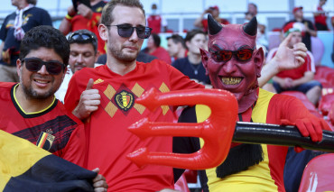 kibice Belgia Dania