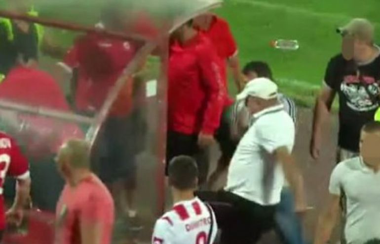 Kibice chcieli wymierzyć sprawiedliwość na meczu w Sofii