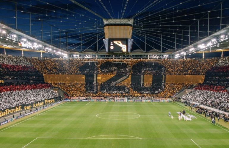 Kibice Eintrachtu Frankfurt