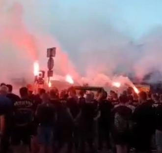 Kibice GKS Jastrzębie uczcili pamięć zmarłego tragicznie górnika