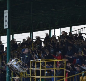 Niezła atmosfera na meczu katowickiego GKS-u z Chrobrym