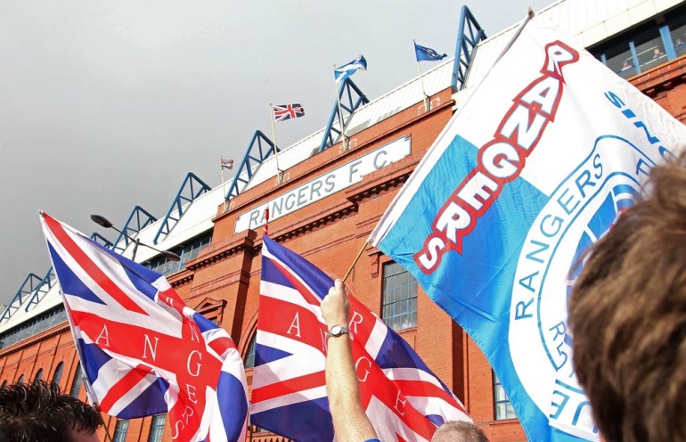 Kibice Glasgow Rangers