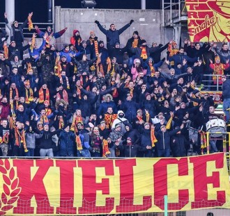 Kibice uczcili pamięć fana Korony przed meczem z Wisłą Kraków