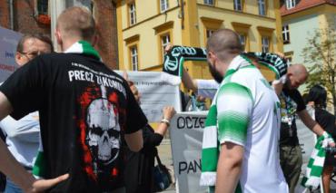 Kibice Lechii Gdańsk spięli się z przeciwnikami Prezydenta