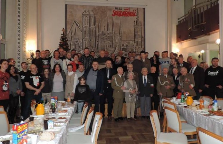 Kibice Lechii Gdańsk spotkali się z kombatantami