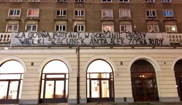 Kibice Legii upamiętnili 76. rocznicę tzw. Akcji pod Arsenałem