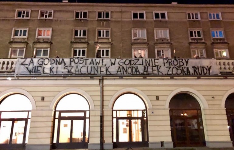 Kibice Legii upamiętnili 76. rocznicę tzw. Akcji pod Arsenałem