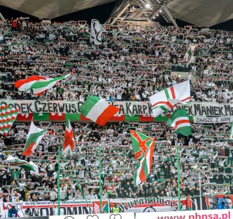 Legioniści mocno dopingowali swoich w Warszawie. Obecni również fani Śląska!