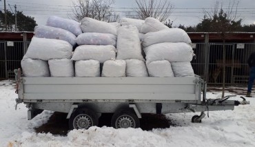 Kibice Legii Warszawa pomogli schronisku dla zwierząt