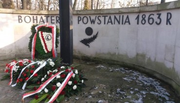 Kibice Legii Warszawa upamiętnili 156. rocznicę wybuchu Powstania Styczniowego